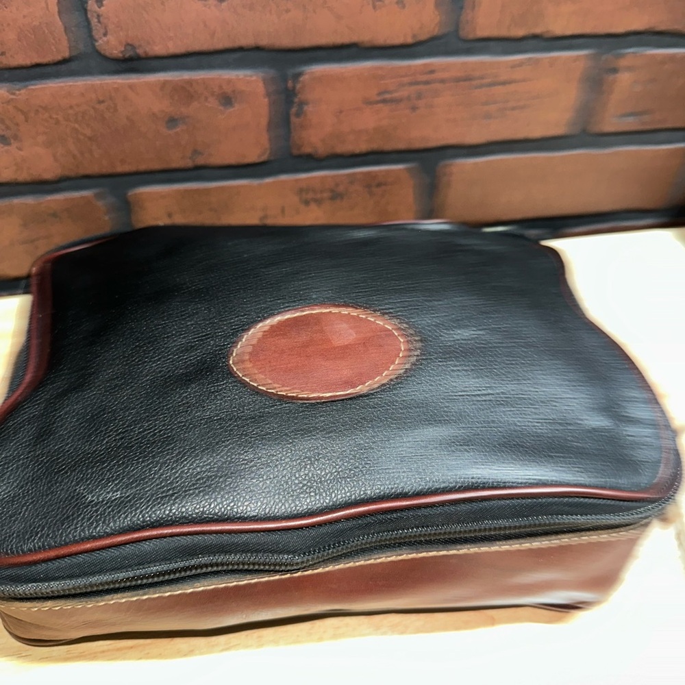 Black and Brown Leather Men's Bag - Picture 2 of 10